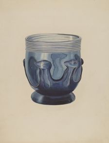 Glass Bowl, c. 1940. Creator: Michael Trekur