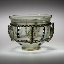 Glass Bowl, Late Roman, 375-425. Creator: Unknown