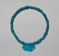 Glass Beads with Pendant, 57 B.C. - A.D. 668. Creator: Unknown