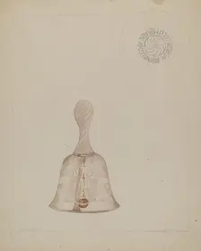 Glass Bell, c. 1936. Creator: Samuel O. Klein