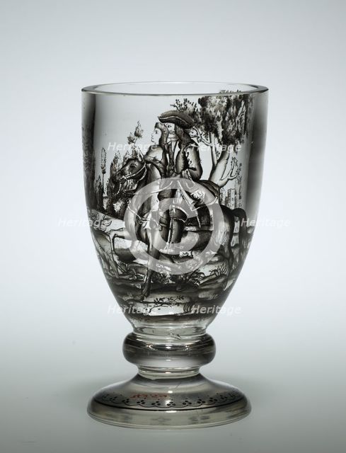 Glass, c. 1730-1750. Creator: Unknown.