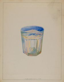Glass, c. 1936. Creator: J. Howard Iams