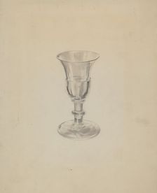 Glass, c. 1936. Creator: Lillian Causey