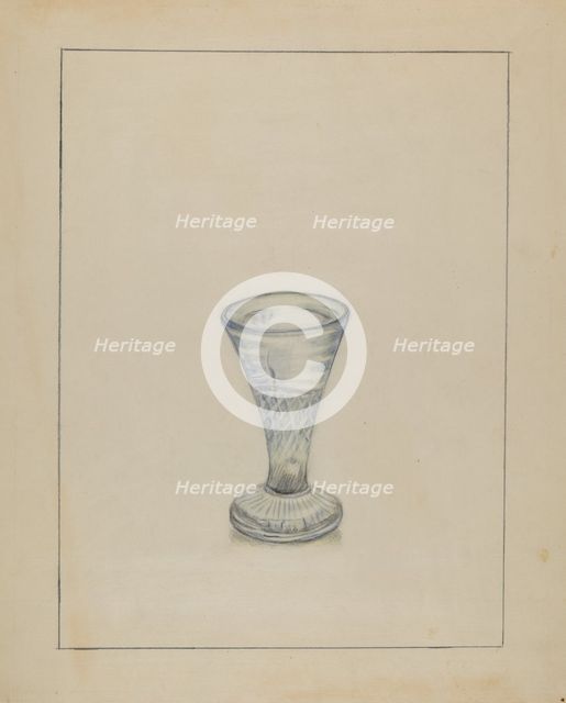 Glass, c. 1936. Creator: Nicholas Amantea.