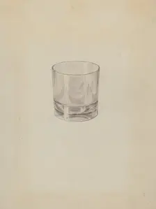 Glass, c. 1937. Creator: Lillian Causey