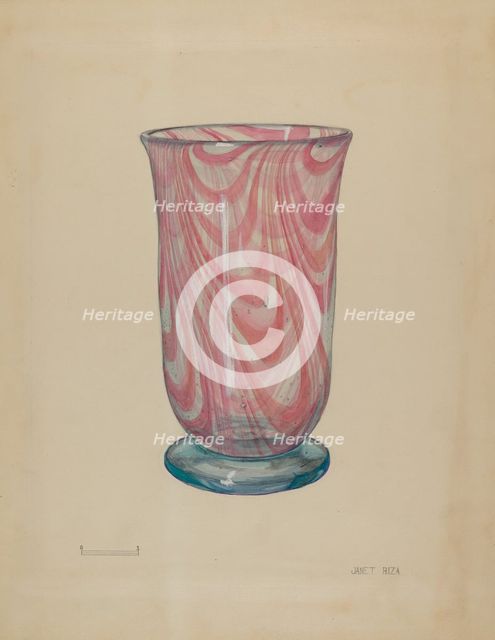 Glass, c. 1938. Creator: Janet Riza.