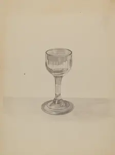 Glass, c. 1940. Creator: Gertrude Lemberg
