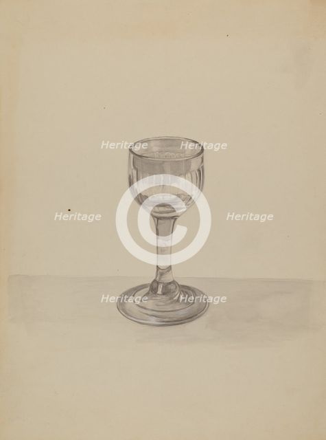 Glass, c. 1940. Creator: Gertrude Lemberg.
