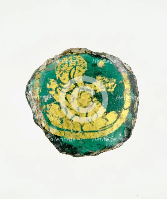 Glass fragment, 3rd-4th century. Artist: Unknown.