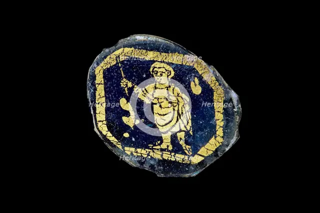 Glass fragment, 3rd -4th century. Artist: Unknown.