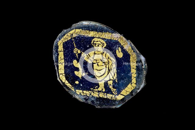 Glass fragment, 3rd -4th century. Artist: Unknown.