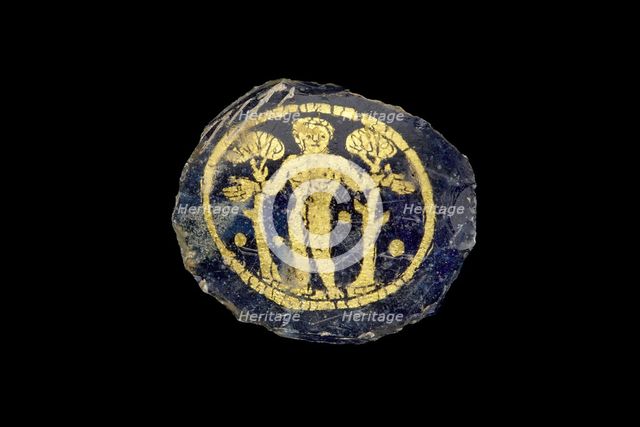 Glass fragment, 3rd-4th century. Artist: Unknown.