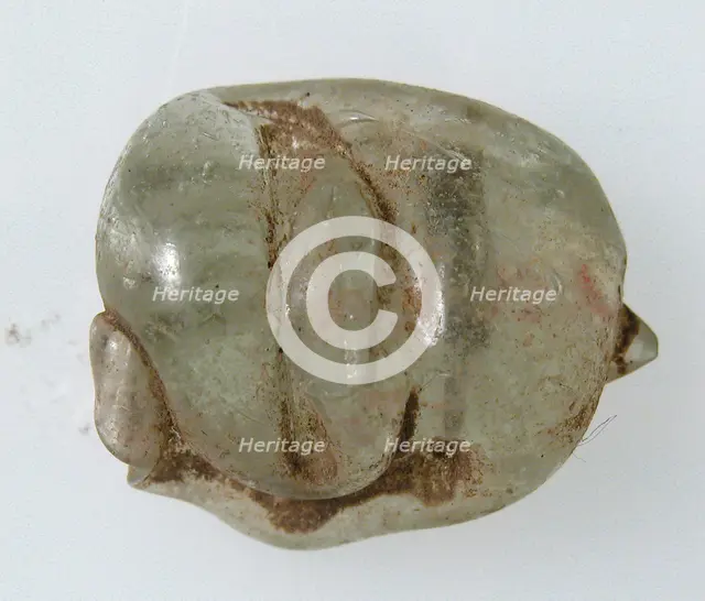 Glass Fragment, Coptic, 4th-early 5th century. Creator: Unknown.