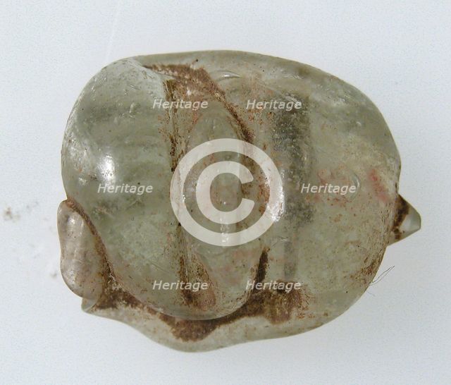 Glass Fragment, Coptic, 4th-early 5th century. Creator: Unknown.