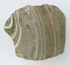 Glass Fragment, Coptic, 4th-early 5th century. Creator: Unknown