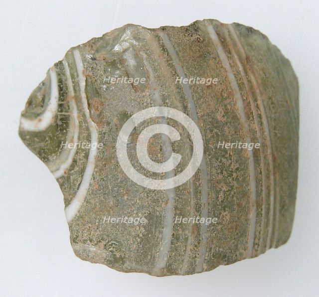 Glass Fragment, Coptic, 4th-early 5th century. Creator: Unknown.