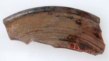 Glass Fragment, Coptic, 4th-early 5th century. Creator: Unknown