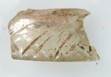 Glass Fragment, Coptic, 4th-early 5th century. Creator: Unknown