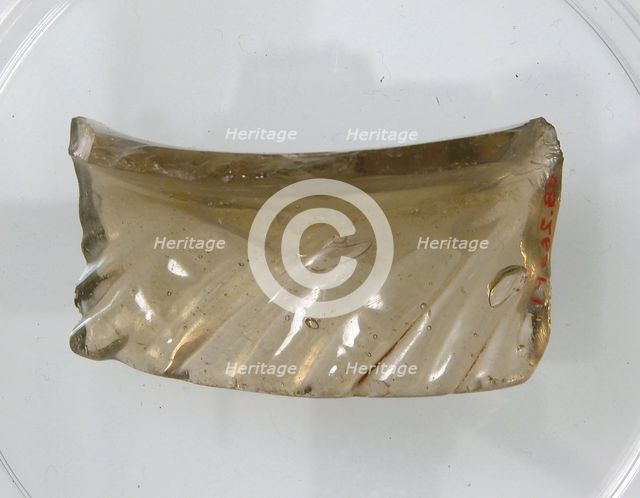 Glass Fragment, Coptic, 4th-early 5th century. Creator: Unknown.