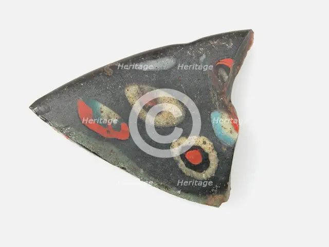 Glass Fragment, Coptic, 4th-early 5th century. Creator: Unknown.