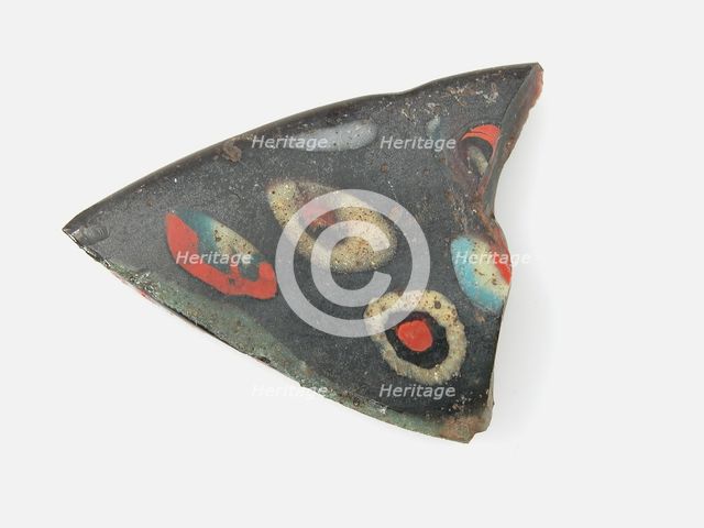 Glass Fragment, Coptic, 4th-early 5th century. Creator: Unknown.