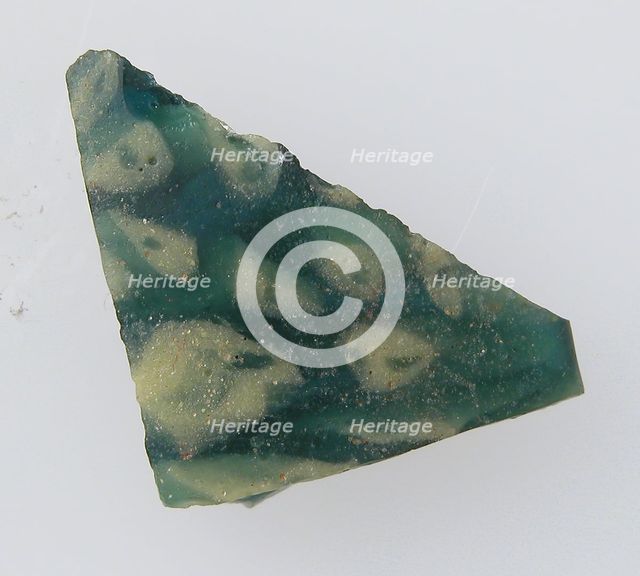 Glass Fragment, Coptic, 4th-early 5th century. Creator: Unknown.
