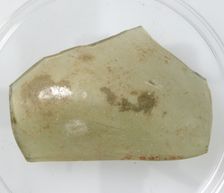 Glass Fragment, Coptic, 4th-early 5th century. Creator: Unknown