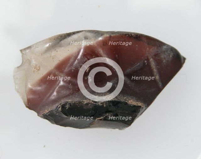 Glass Fragment, Coptic, 4th-early 5th century. Creator: Unknown.