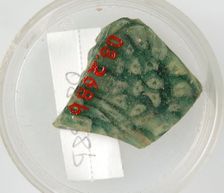 Glass Fragment, Coptic, 4th-early 5th century. Creator: Unknown