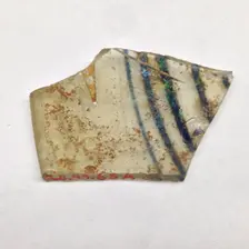 Glass Fragment, Crusader, 13th century. Creator: Unknown