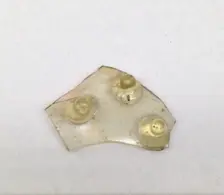 Glass Fragment, Crusader, 13th century. Creator: Unknown