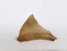 Glass Fragment, Crusader, 13th century. Creator: Unknown