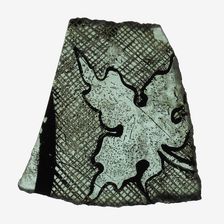 Glass Fragment, British, 14th century. Creator: Unknown