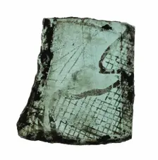 Glass Fragment, British, 14th century. Creator: Unknown