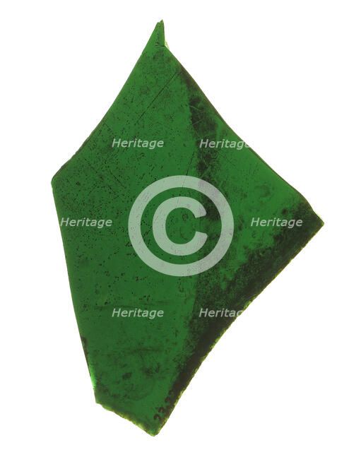 Glass Fragment, British, 16th century. Creator: Unknown.
