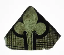 Glass Fragment, British, ca.1290. Creator: Unknown