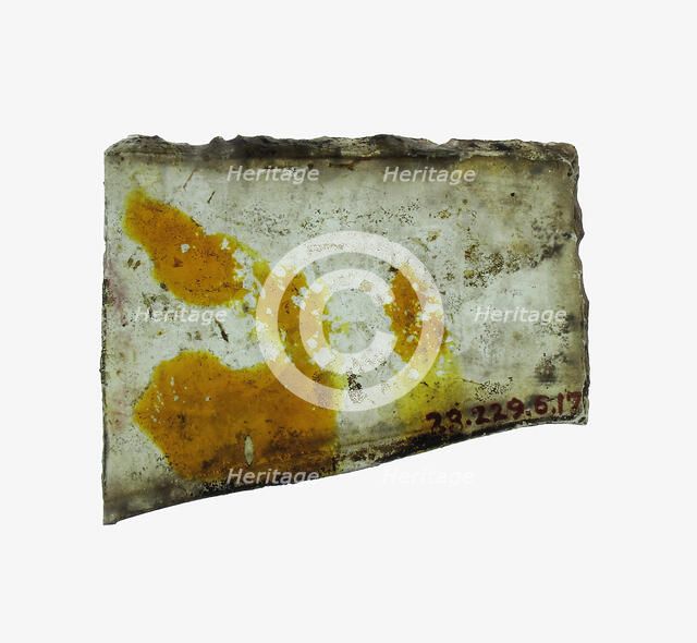 Glass Fragment, German (?), 17th century. Creator: Unknown.