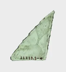 Glass Fragment, Dutch, 18th century. Creator: Unknown