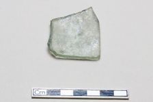 Glass fragment, early 17th-mid 18th century. Creator: Unknown