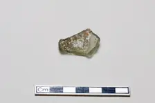 Glass fragment, early 17th-mid 18th century. Creator: Unknown