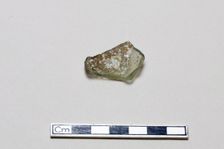 Glass fragment, early 17th-mid 18th century. Creator: Unknown