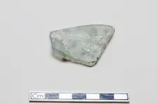 Glass fragment, early 17th-mid 18th century. Creator: Unknown