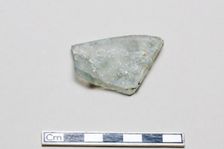 Glass fragment, early 17th-mid 18th century. Creator: Unknown