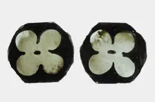 Glass Fragment, European, 13th-14th century. Creator: Unknown