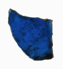 Glass Fragment, European, 13th-14th century. Creator: Unknown