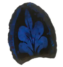 Glass Fragment, European, 13th-14th century. Creator: Unknown