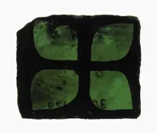 Glass Fragment, European, 13th-15th century. Creator: Unknown