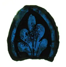 Glass Fragment, European, 13th century. Creator: Unknown
