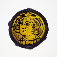 Glass Fragment, European, 13th century. Creator: Unknown