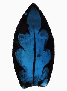 Glass Fragment, European, 13th century. Creator: Unknown